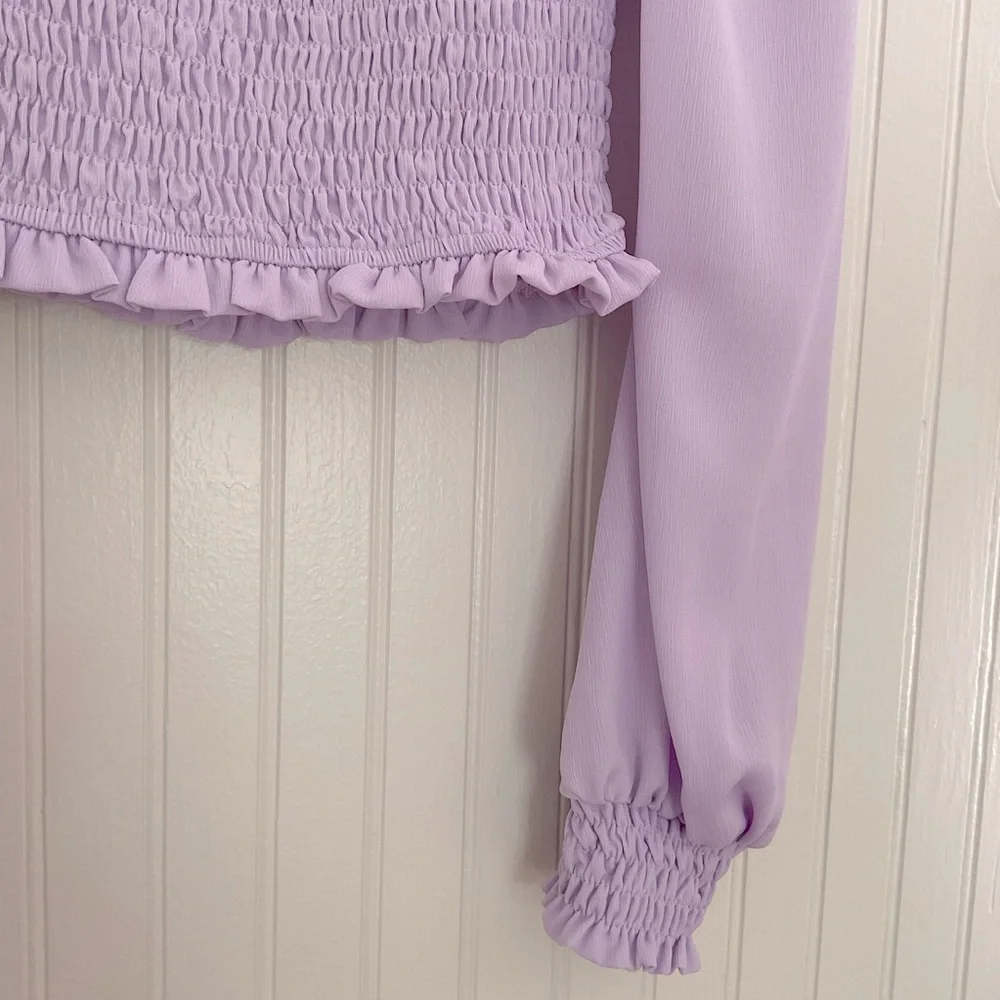 Revolve x superdown Tanya Smocked Top